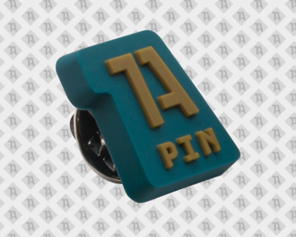 3D Rubber Pin mit Logo aus PVC – individuelle Pins für Kleidung & Accessoires