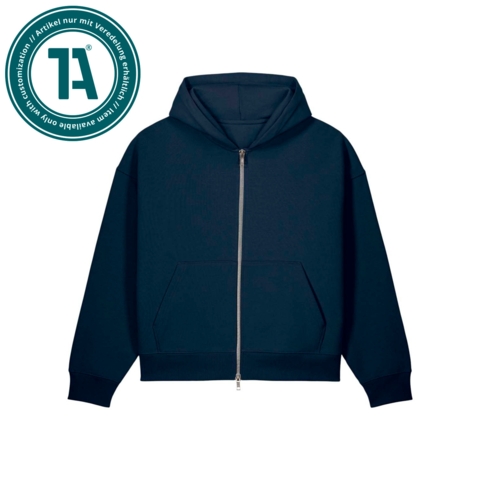 Stanley/Stella Hoodie Fronter, Unisex, French Navy / Blau, M - Bild 1