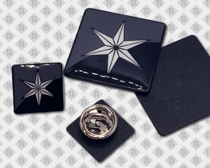 Pin rechteckig Butterfly Verschluss