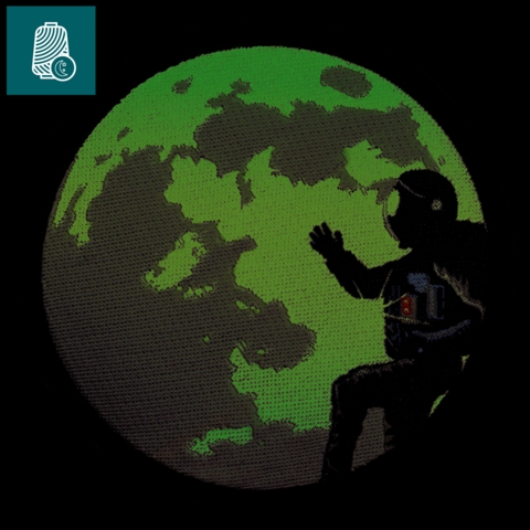 Aufnäher / Patch, gewebt, Astronaut, Glow in the Dark - Bild 4