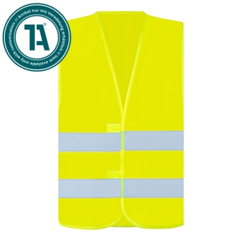Korntex High-Vis Weste Passau, Herren, Signalgelb, M/L - Bild 1