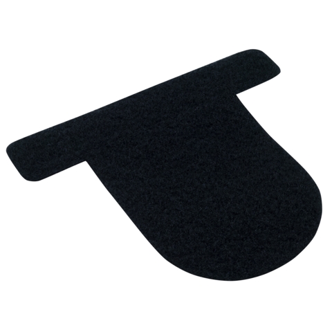 Aufnäher / Patch, Blanko-Adapter, Klett (zweiteilig), Schwarz - Bild 2