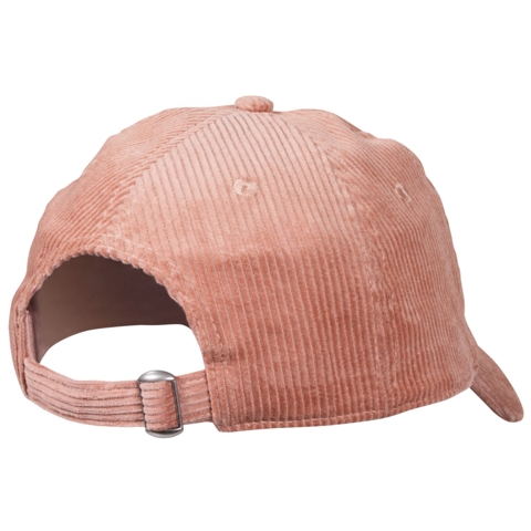 Beechfield Corduroy Dad Cap, Pink / Dusty Pink, mit gesticktem Aufnäher Weihnachtsschleife - Bild 2