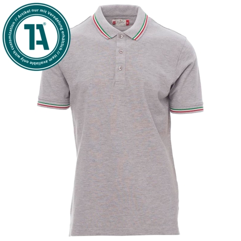 PAYPER Poloshirt Italia Melange, Unisex - Bild 1