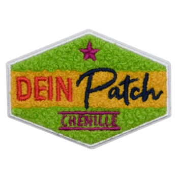 Beispielaufnäher/Veredelung, Chenille, DEIN PATCH - Bild 1