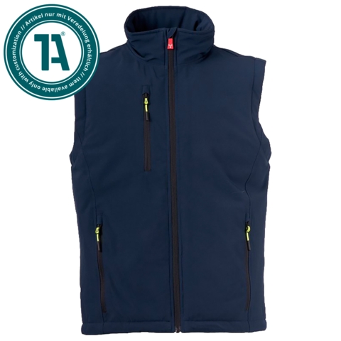 PAYPER Softshell-Weste Gale Vest Ultralite Pad 140, Unisex - Bild 1