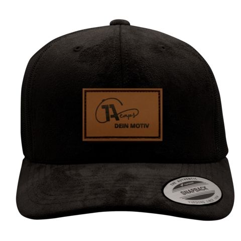 FLEXFIT Cap Suede Leather Trucker - Bild 2