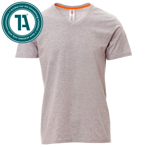 PAYPER T-Shirt V-Neck Melange, Herren - Bild 1