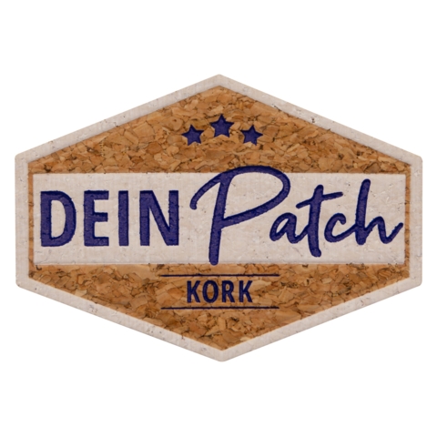 Beispielaufnäher/Veredelung, Kork, DEIN PATCH - Bild 1
