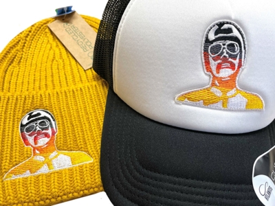 Stickerei auf Mütze und Cap in bunt Detailgetreu filigraner Stick Direktstick Branding Wunschmotiv Logo sticken