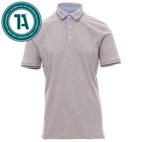 PAYPER Poloshirt Cambridge Melange, Unisex - Bild 1