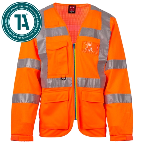 PAYPER WORK High-Vis Jacke Long Exo Mesh, Unisex - Bild 1