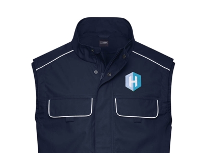 Workwear Berufsbekleidung Arbeitsshirts Arbeitsweste Logo Branding Marken Werbewirkung