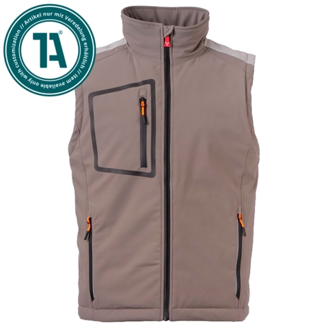 PAYPER Softshell-Weste Stream Vest Lite Pad, Unisex - Bild 1