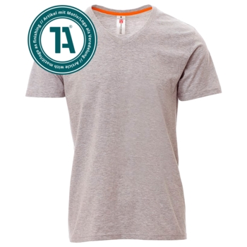 PAYPER T-Shirt V-Neck Melange, Herren - Bild 1